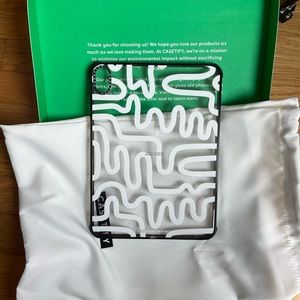 COPY - CASETiFY iPad case | White Line Art by Corey Paige Designs